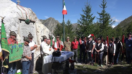 A Rocca la Meja la cerimonia in ricordo degli alpini del battaglione Dronero travolti da una valanga