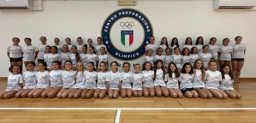 Cuneoginnastica in ritiro al centro di preparazione olimpica di Tirrenia