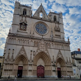 La Cattedrale di St-Jean, a Lione (Francia)