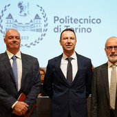 Da sinistra: Paolo Fino, Stefano Corgnati e Juan Carlos De Martin - Foto sito Polito]