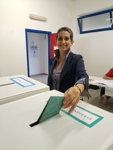 Delia Revelli (Forza Italia) ha votato a Margarita