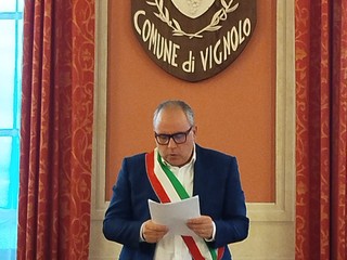 Il sindaco Danilo Bernardi, confermato per il terzo mandato