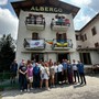 Delegazione di dirigenti Aclisti a livello nazionale, regionale e provinciale in visita al gruppo di ucraini ospiti a Frabosa