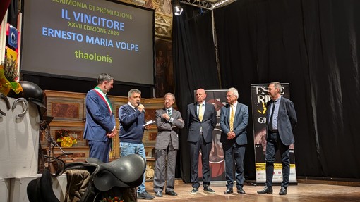 Ernesto Maria Volpe si è aggiudicato il “Segnalibro d'oro” 2024