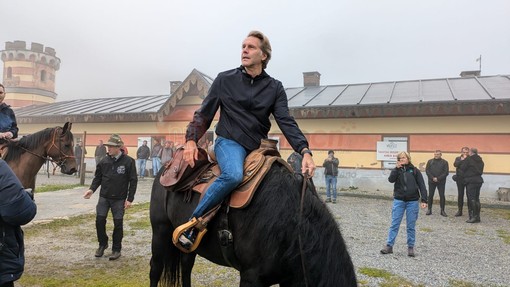 Emanuele Filiberto di Savoia saluta la Valle Gesso: &quot;Tornerò volentieri da concittadino&quot; [FOTO E VIDEO]