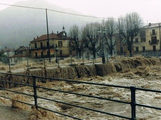 Il ponte Odasso alle 14.40 - Foto Sergio Rubaldo Fotoflash