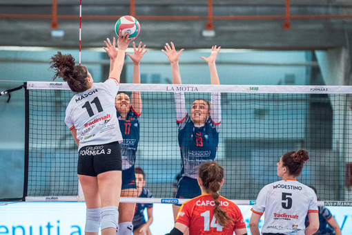 Una immagine del match (foto sito legavolleyfemminile)