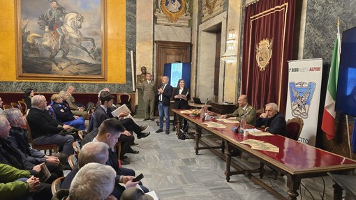 Un momento della presentazione del CalendEsercito 2025