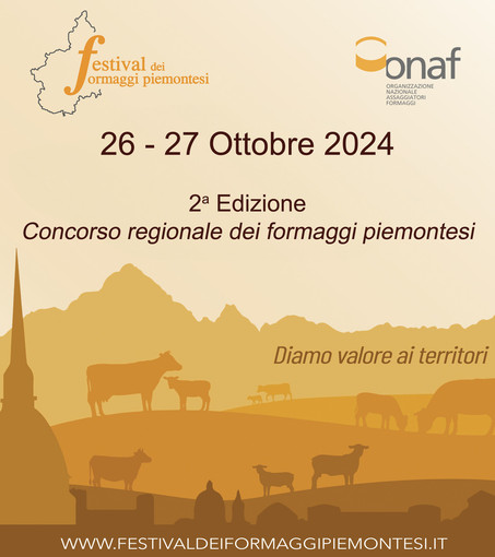 Prorogata la scadenza delle iscrizioni al concorso regionale dei Formaggi Piemontesi al 12 ottobre 2024