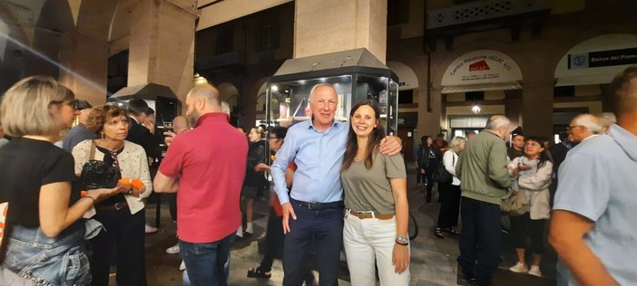 Franco Demaria con la vice Francesca Neberti, campionessa di preferenze