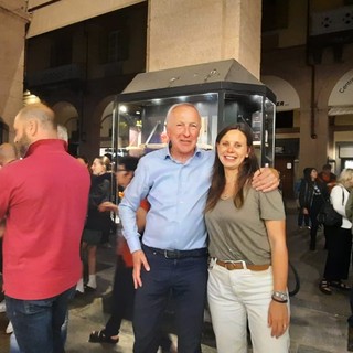 Franco Demaria con la vice Francesca Neberti, campionessa di preferenze