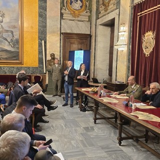 Un momento della presentazione del CalendEsercito 2025