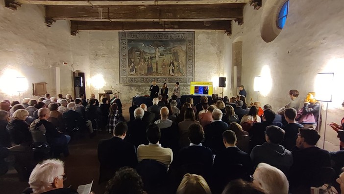 Saluzzo, l'inaugurazione della quarta edizione della Festa del libro medioevale e antico