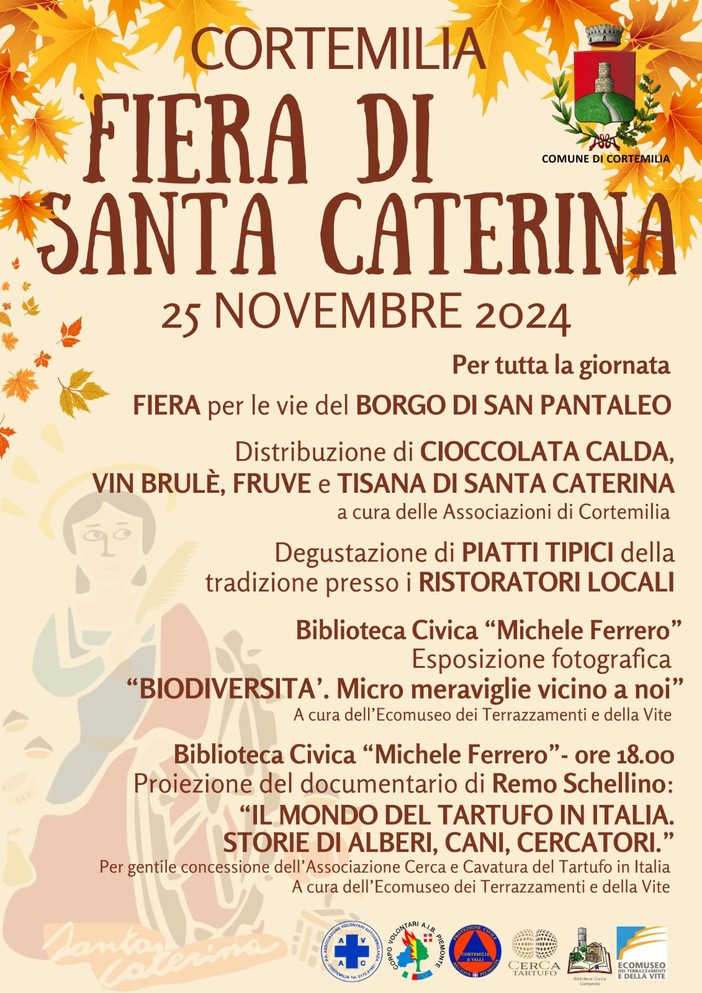 Fiera di Santa Caterina 2024 a Cortemilia: Tradizione, Gusto e Cultura