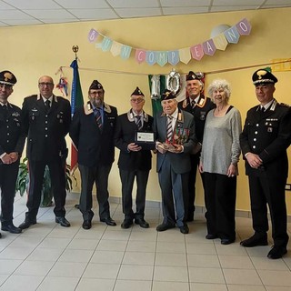 Garessio in festa per i 105 anni del Maresciallo Renato Quaglia