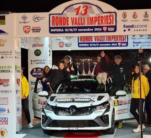 Rally: ottimo piazzamento per Matteo Giordano e Manuela Siragusa al &quot;13° Ronde Valli Imperiesi&quot;