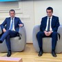 Gabusi durante il convegno in Confindustria