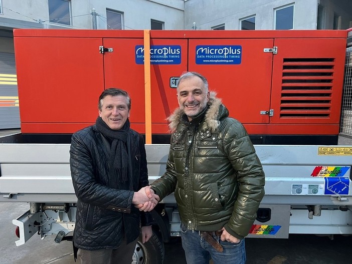 Il generatore donato da un'azienda di Marene e che ha portato energia all'ospedale di Izyum