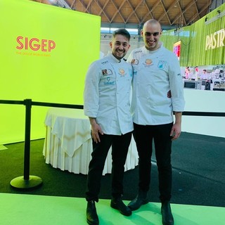 A Rimini due giovani piemontesi under30 premiati per la miglior colomba al cioccolato: Giacomo Vinai di Garessio e Alessio Alloisio di Alessandria