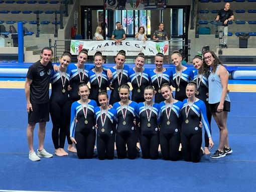 Teamgym: le junior della Libertas Fossano sono campionesse nazionali