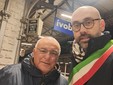 Il consigliere Roberto Ganzinelli e il sindaco Luca Robaldo