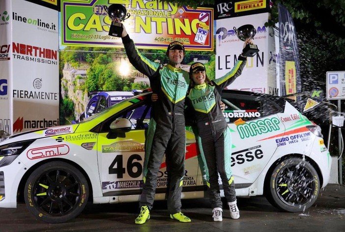 Rally Internazionale Casentino: la fortuna sorride a Giordano e Siragusa che si impongono nel Trofeo 4RM