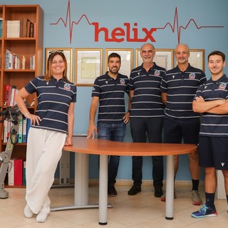 Helix invita lo staff medico del Cuneo Volley e brinda alla nuova stagione