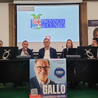 L'ex ministro Costa a Cuneo a sostegno di Marco Gallo e Maria Laura Risso
