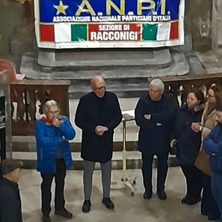 Un momento dell'inaugurazione della mostra