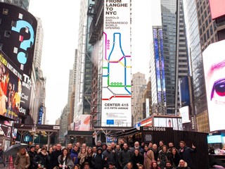 Produttori di Langhe a Times Square per il Barolo Barbaresco World Opening del marzo 2024