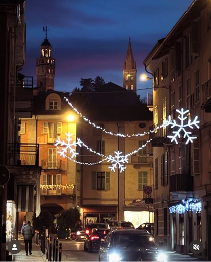 La foto di Francesco Paoletti, primo premio del contest fotografico &quot;Il Natale a Saluzzo&quot;