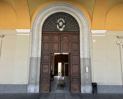 L'ingresso del tribunale di Cuneo