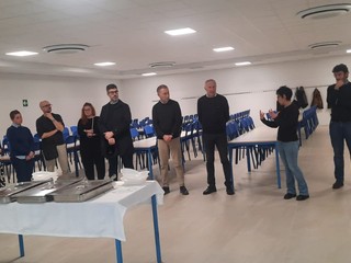 Saluzzo inaugurazione del nuovo refettorio delle Medie