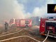 Incendio fienile a Fossano nella campagna di località Tagliata