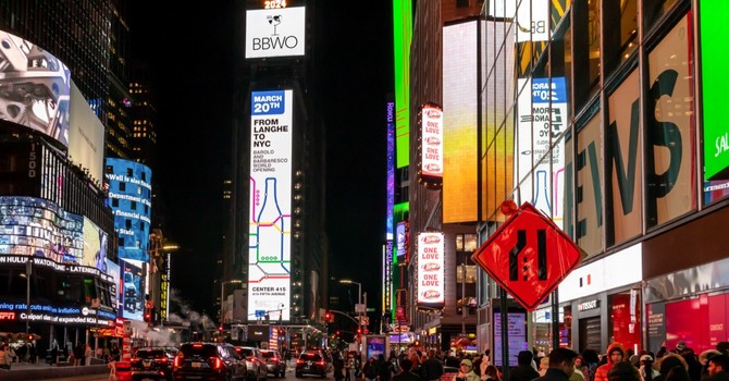 Il Barolo Barbaresco World Opening 2024 protagonista a Times Square  nel marzo 2024