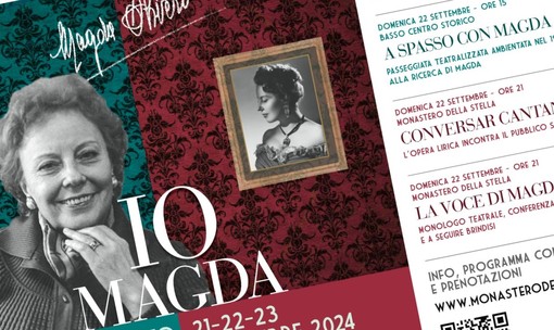 La locandina dell'evento &quot;Io, Magda&quot; a Saluzzo