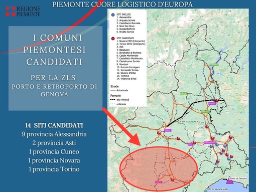 Calderoni e Gribaudo (PD): &quot;Sempre meno priorità dalla giunta regionale alla logistica e alle infrastrutture del Piemonte sud&quot;