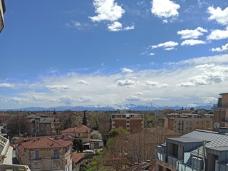 Il fumo visibile da Saluzzo