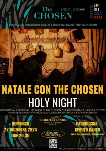 A Fossano lo speciale natalizio con la proiezione di &quot;The Chosen&quot;