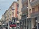 Intervento dei Vigili del Fuoco in centro a Cuneo per un appartamento allagato