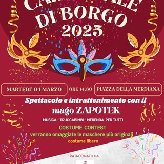 Martedì grasso, arriva il Carnevale a Borgo San Dalmazzo