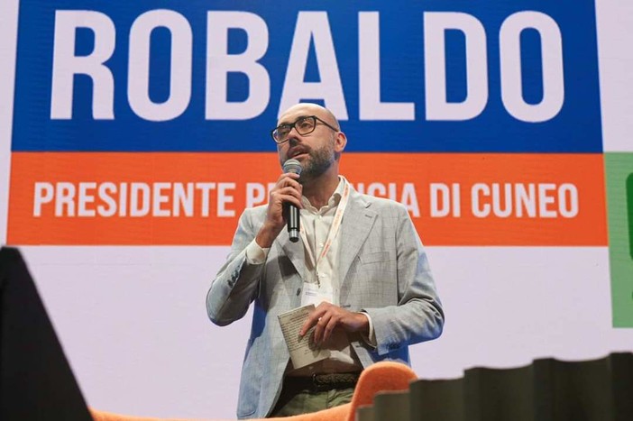 Il presidente della Provincia di Cuneo Luca Robaldo