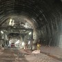 L'interno del tunnel di Tenda