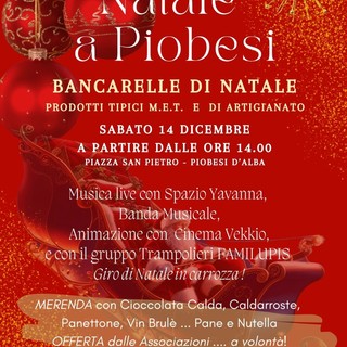 Natale a Piobesi: Bancarelle, Animazione e Magia per Tutta la Famiglia