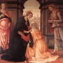 La Visitazione, opera di Domenico Ghirlandaio (1491), Museo del Louvre, Parigi