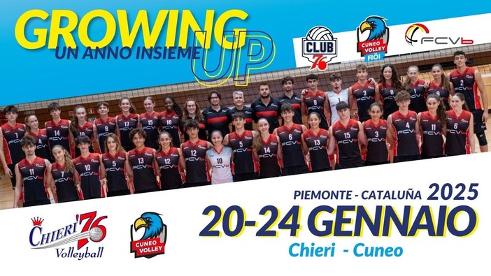 Cuneo Volley, Chieri '76 Volleyball, e Federazione Catalana di Pallavolo insieme per crescere