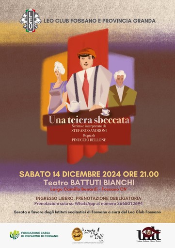 Fossano, ai Battuti Bianchi in scena lo spettacolo &quot;La teiera sbeccata&quot;