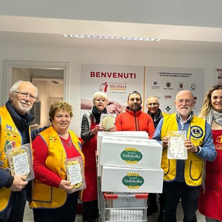 Dal pastificio Vallebelbo 70 confezioni di pasta fresca in favore del Lions Club Sanremo Host