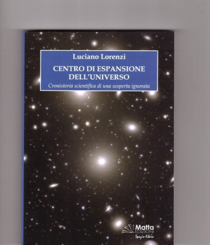 A Mondovì si presenta “Centro di espansione dell’universo”, ultimo libro di Luciano Lorenzi