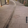 Mondovì, liquido oleoso macchia la nuova pavimentazione del Borgheletto a Mondovì: individuato il responsabile